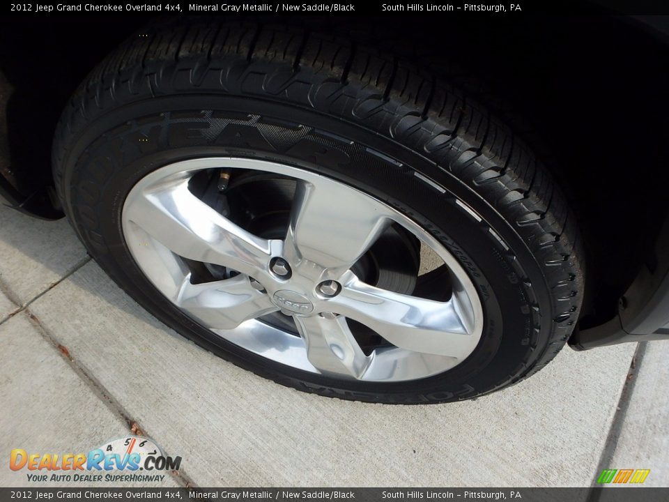 2012 Jeep Grand Cherokee Overland 4x4 Mineral Gray Metallic / New Saddle/Black Photo #11