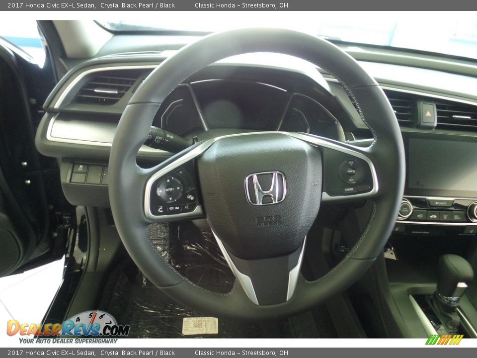 2017 Honda Civic EX-L Sedan Steering Wheel Photo #10