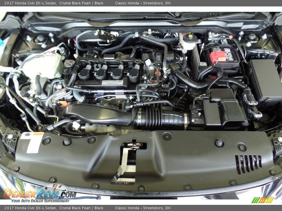 2017 Honda Civic EX-L Sedan 1.5 Liter Turbocharged DOHC 16-Valve 4 Cylinder Engine Photo #16
