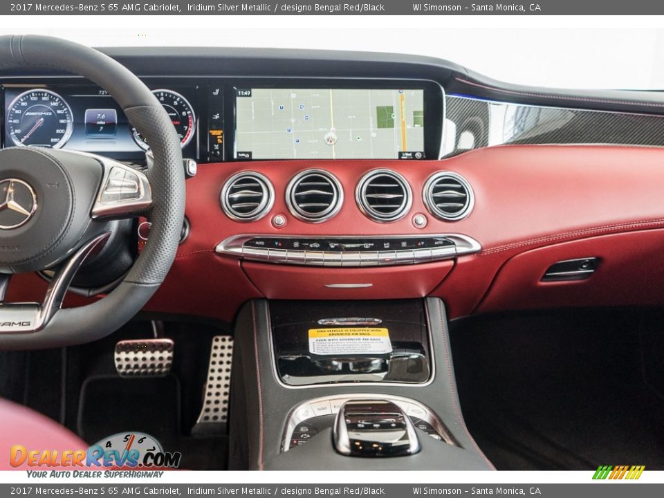 Dashboard of 2017 Mercedes-Benz S 65 AMG Cabriolet Photo #8