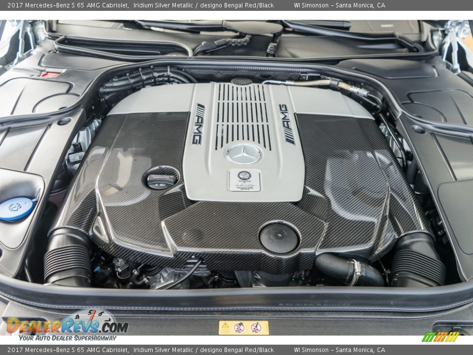 2017 Mercedes-Benz S 65 AMG Cabriolet 6.0 Liter AMG biturbo SOHC 36-Valve V12 Engine Photo #9