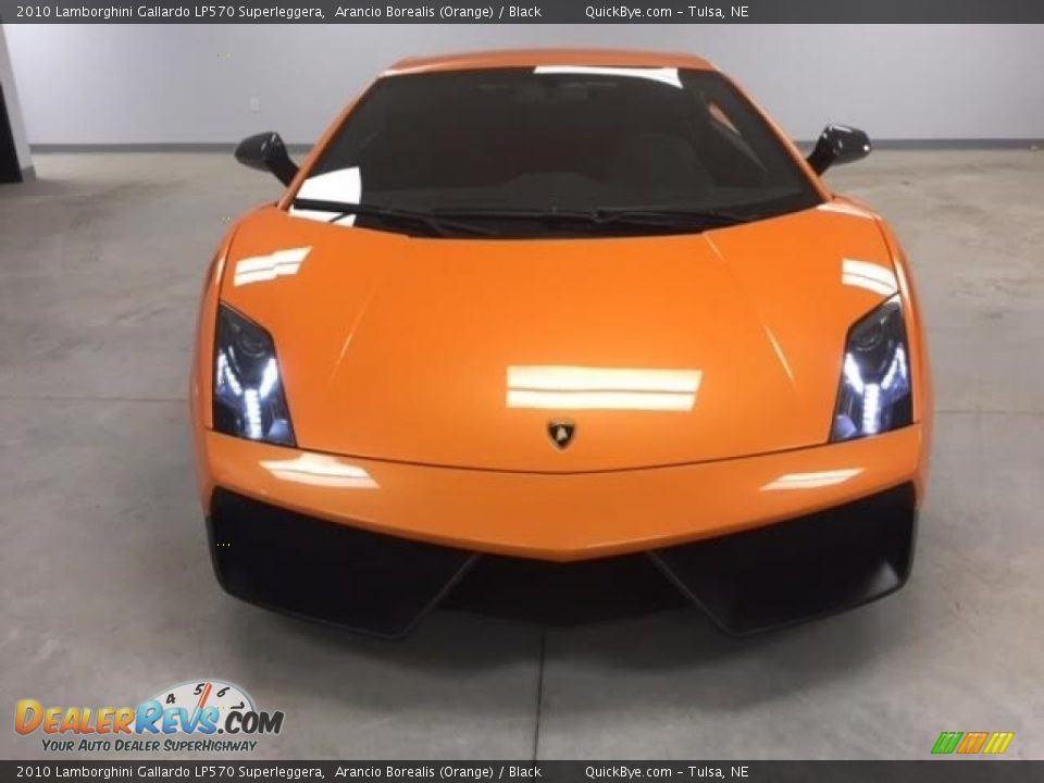 2010 Lamborghini Gallardo LP570 Superleggera Arancio Borealis (Orange) / Black Photo #1