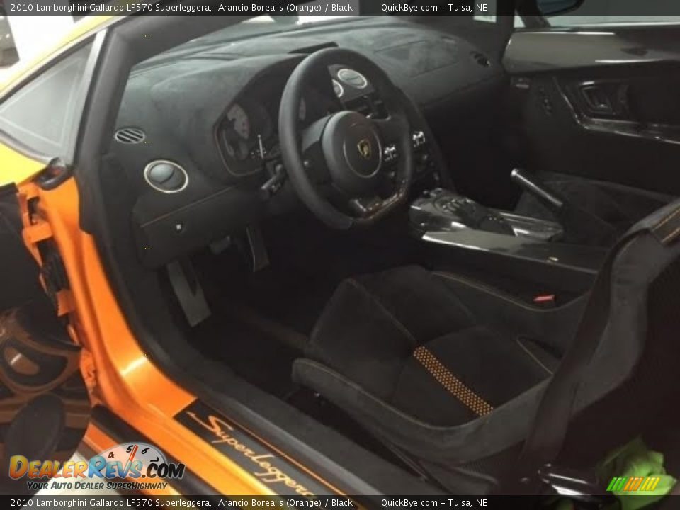2010 Lamborghini Gallardo LP570 Superleggera Arancio Borealis (Orange) / Black Photo #8