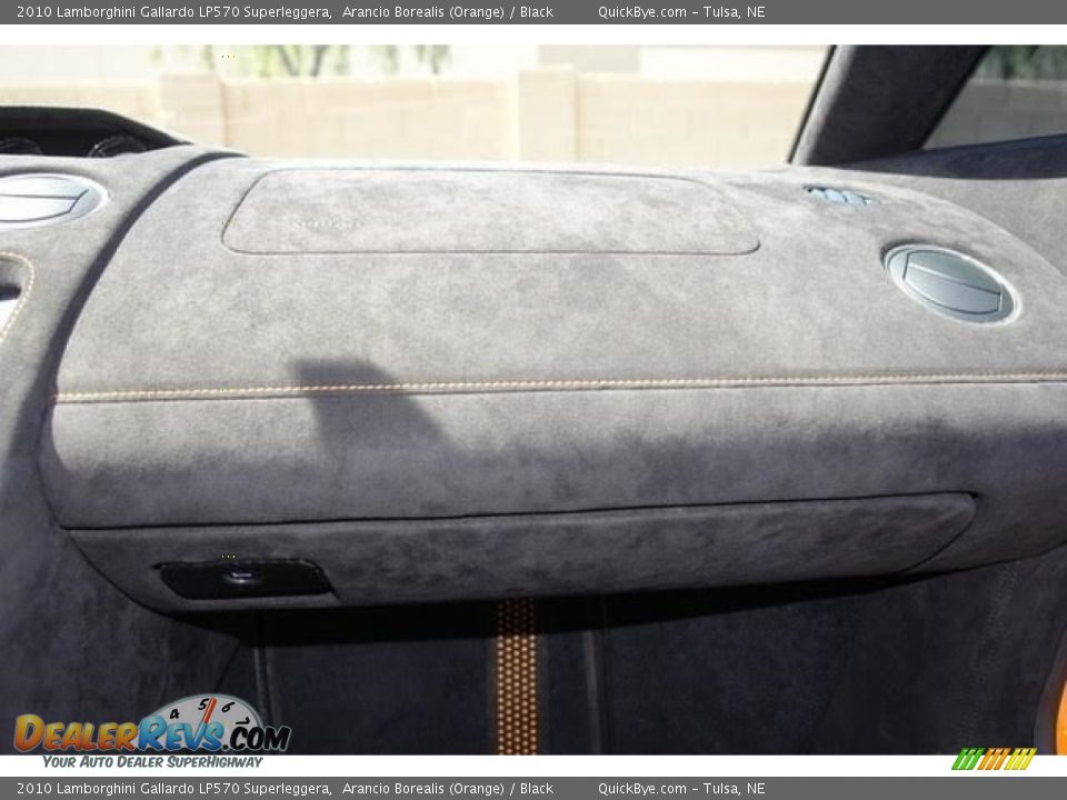 2010 Lamborghini Gallardo LP570 Superleggera Arancio Borealis (Orange) / Black Photo #12