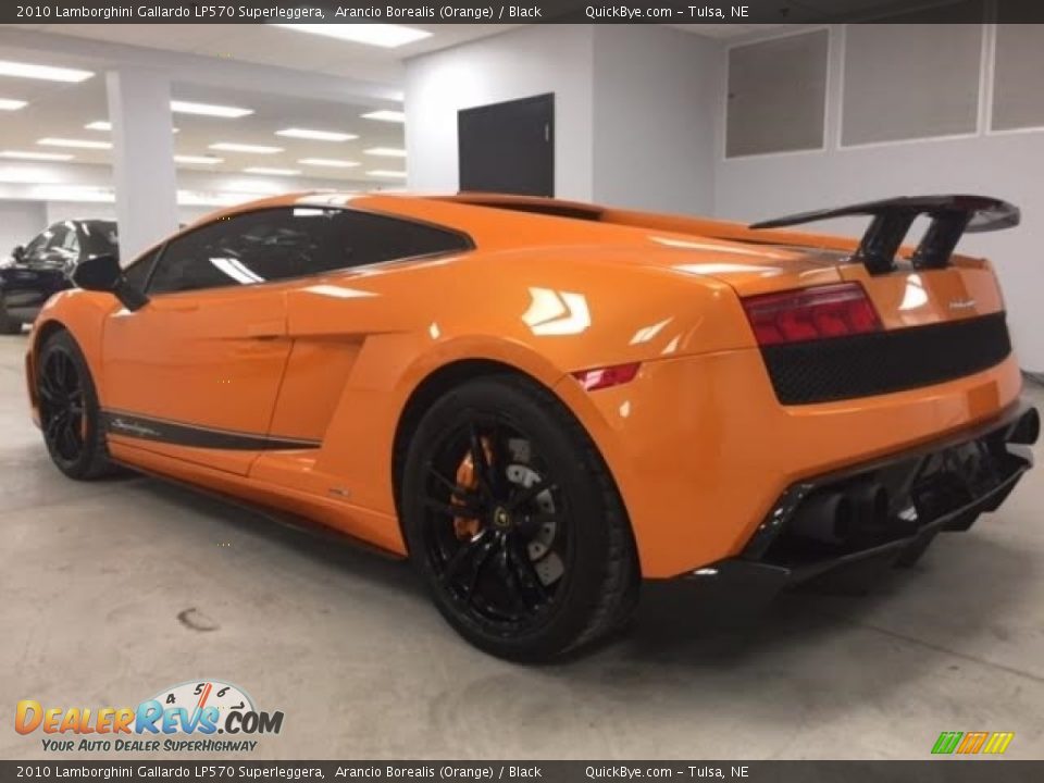 2010 Lamborghini Gallardo LP570 Superleggera Arancio Borealis (Orange) / Black Photo #22