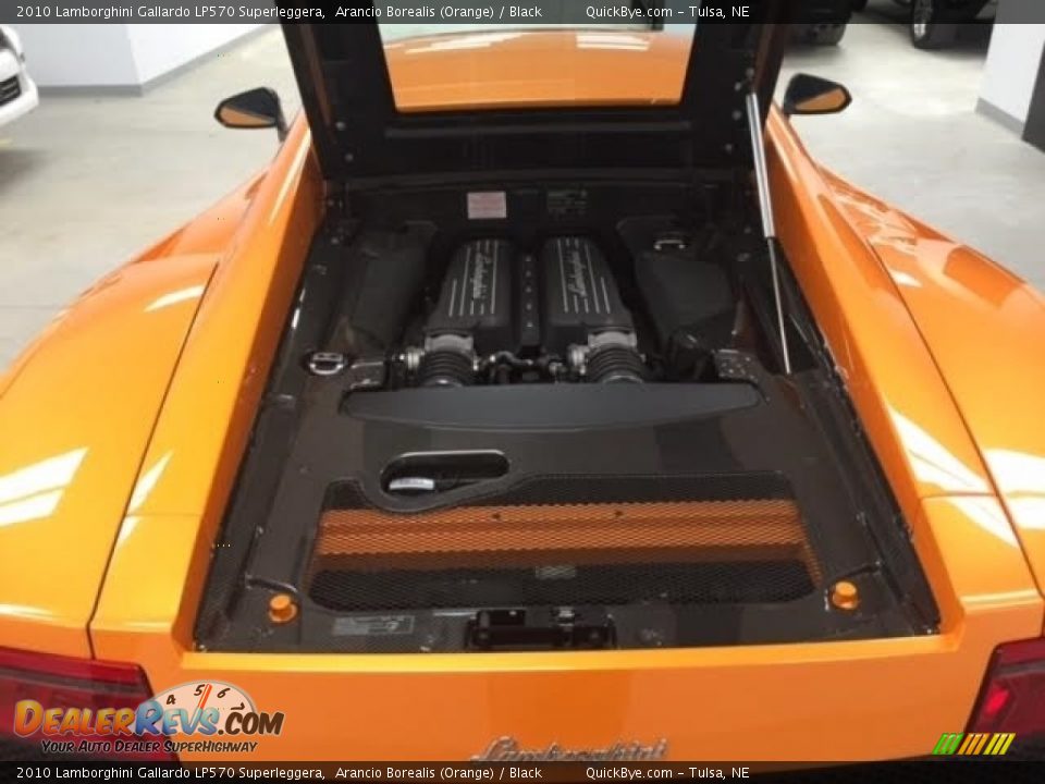 2010 Lamborghini Gallardo LP570 Superleggera Arancio Borealis (Orange) / Black Photo #23