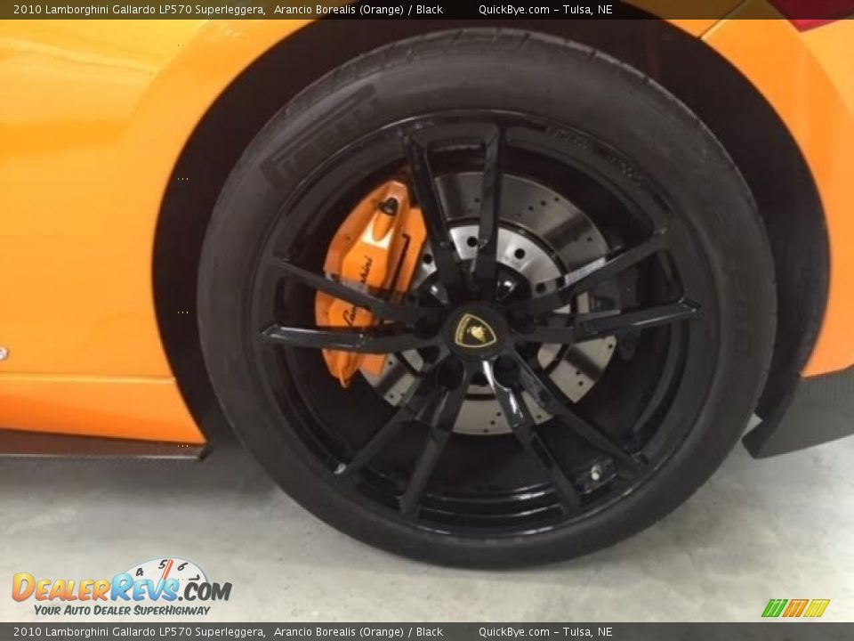 2010 Lamborghini Gallardo LP570 Superleggera Arancio Borealis (Orange) / Black Photo #24