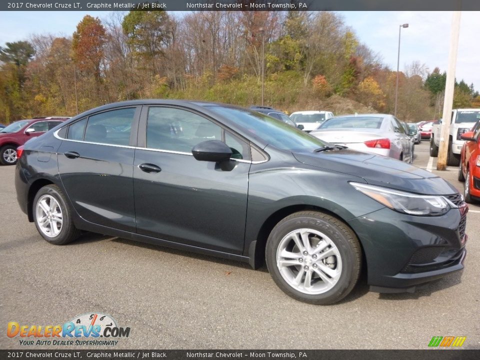 2017 Chevrolet Cruze LT Graphite Metallic / Jet Black Photo #3