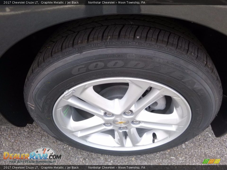2017 Chevrolet Cruze LT Graphite Metallic / Jet Black Photo #9
