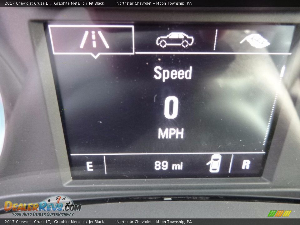 2017 Chevrolet Cruze LT Graphite Metallic / Jet Black Photo #20