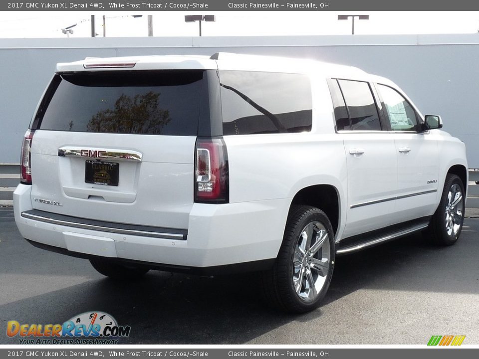 2017 GMC Yukon XL Denali 4WD White Frost Tricoat / Cocoa/­Shale Photo #2