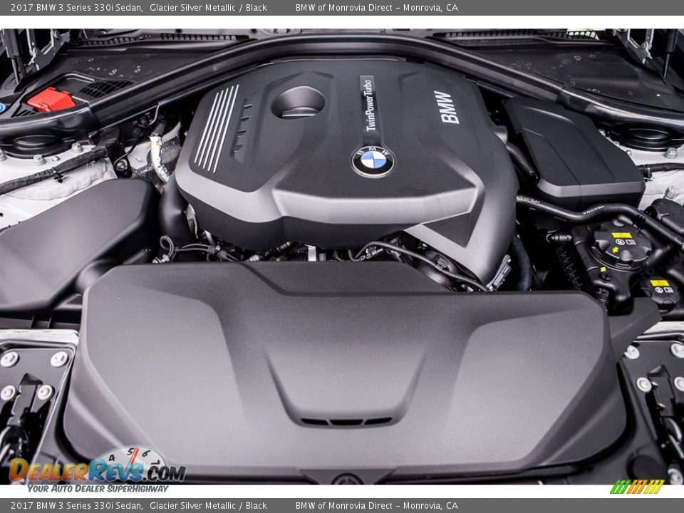 2017 BMW 3 Series 330i Sedan Glacier Silver Metallic / Black Photo #8