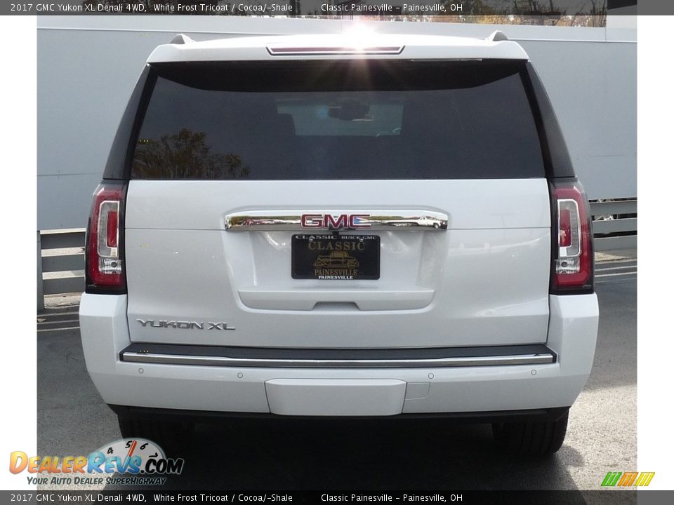 2017 GMC Yukon XL Denali 4WD White Frost Tricoat / Cocoa/­Shale Photo #3