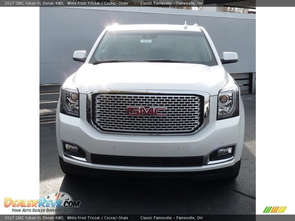 2017 GMC Yukon XL Denali 4WD White Frost Tricoat / Cocoa/­Shale Photo #4