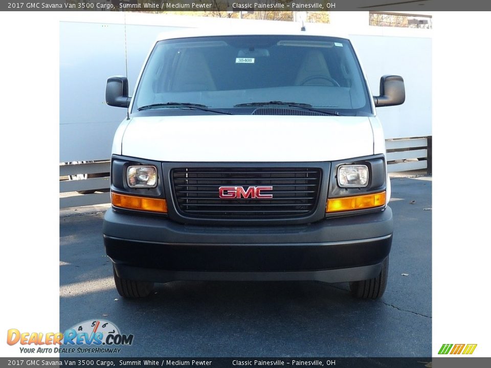 2017 GMC Savana Van 3500 Cargo Summit White / Medium Pewter Photo #4