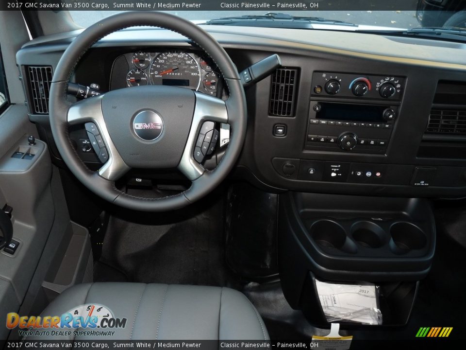 2017 GMC Savana Van 3500 Cargo Summit White / Medium Pewter Photo #7