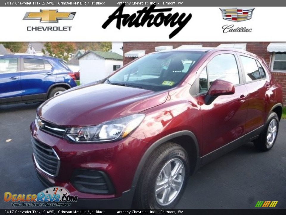 2017 Chevrolet Trax LS AWD Crimson Metallic / Jet Black Photo #1