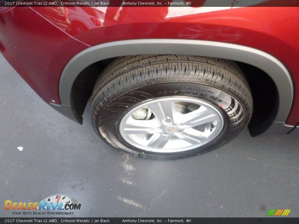 2017 Chevrolet Trax LS AWD Crimson Metallic / Jet Black Photo #2