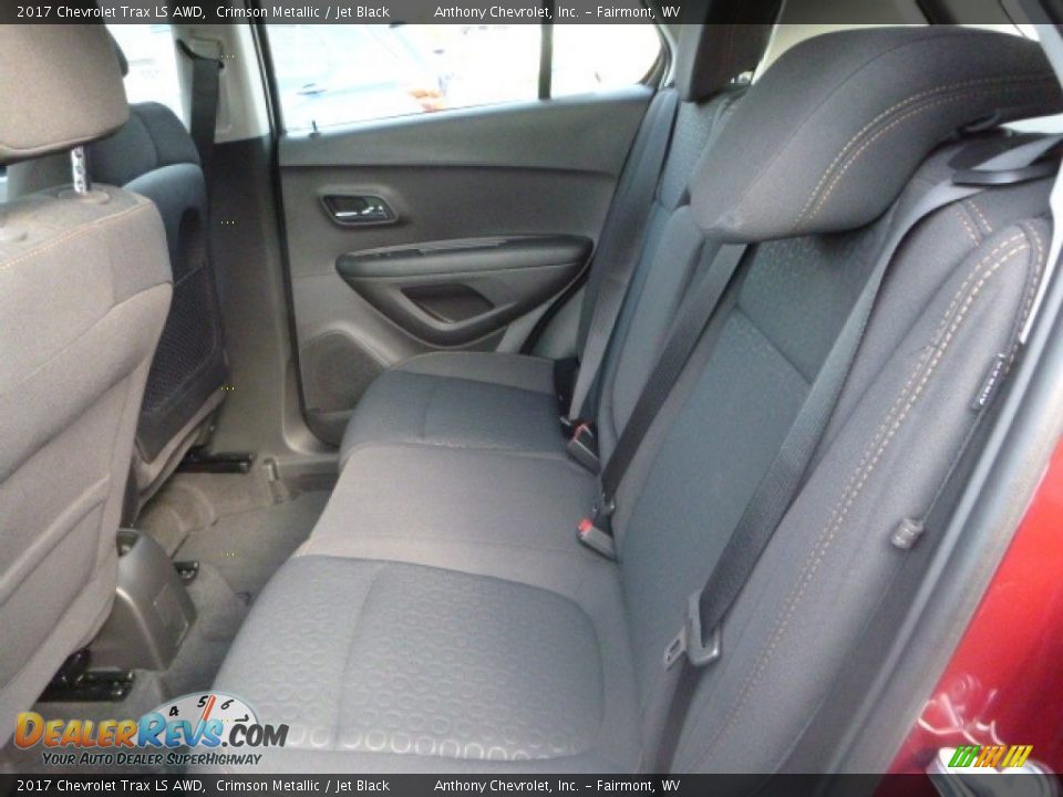 2017 Chevrolet Trax LS AWD Crimson Metallic / Jet Black Photo #3