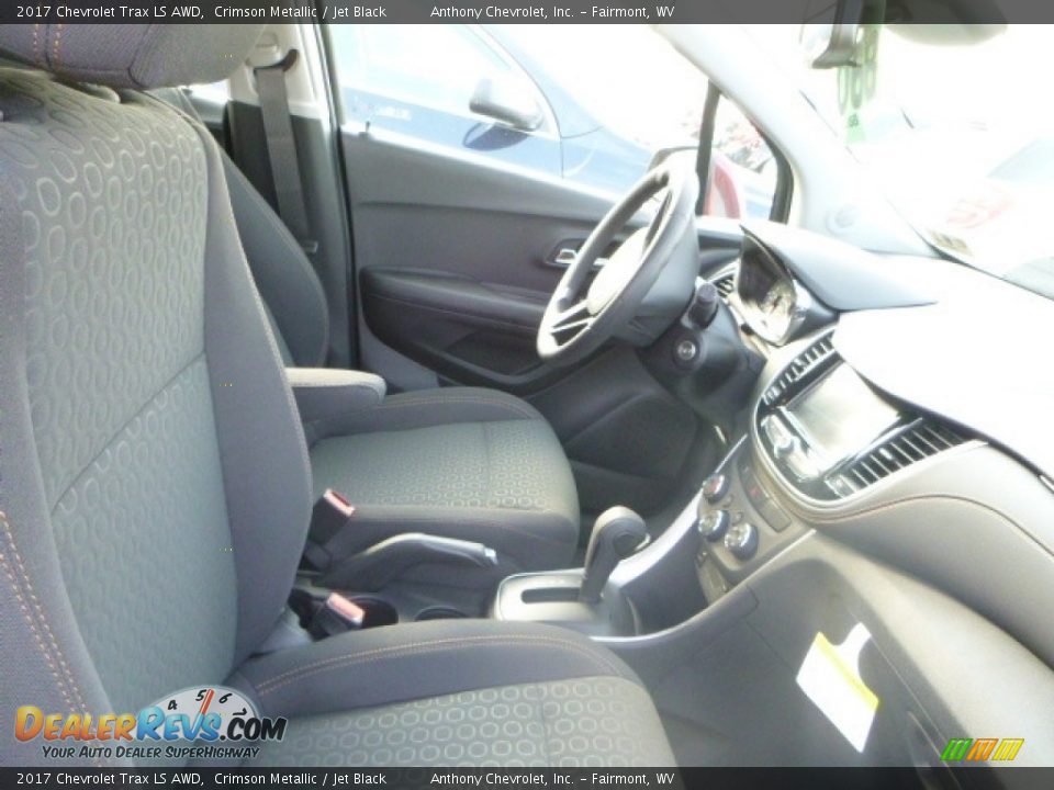 2017 Chevrolet Trax LS AWD Crimson Metallic / Jet Black Photo #8