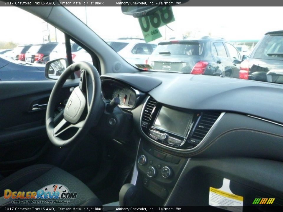 2017 Chevrolet Trax LS AWD Crimson Metallic / Jet Black Photo #9