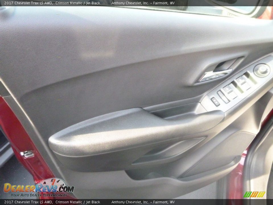 2017 Chevrolet Trax LS AWD Crimson Metallic / Jet Black Photo #10