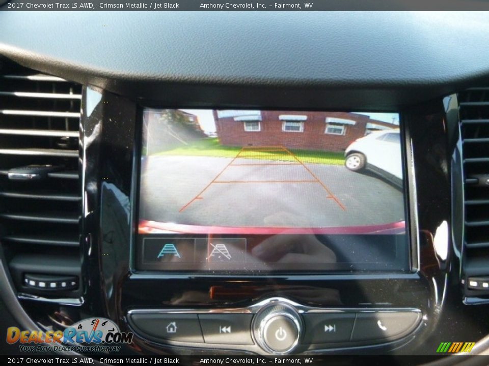 2017 Chevrolet Trax LS AWD Crimson Metallic / Jet Black Photo #16