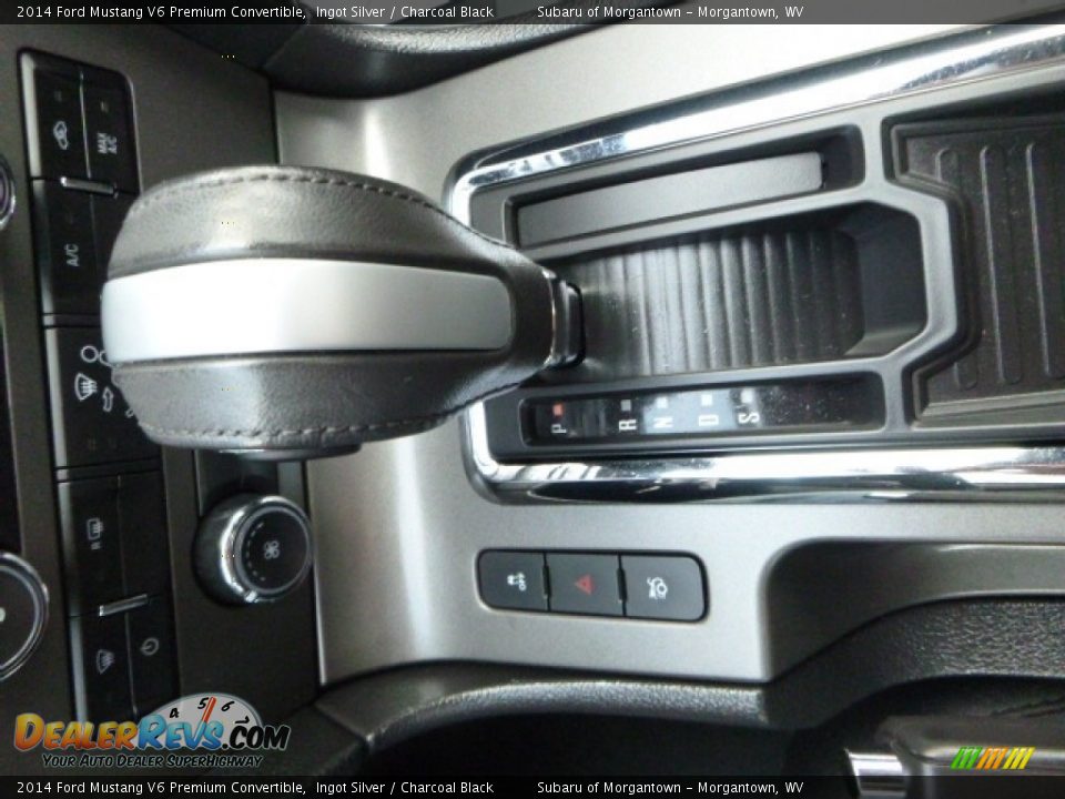 2014 Ford Mustang V6 Premium Convertible Ingot Silver / Charcoal Black Photo #21