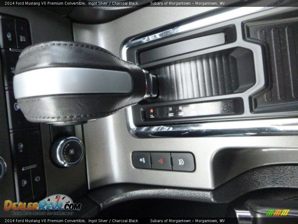 2014 Ford Mustang V6 Premium Convertible Ingot Silver / Charcoal Black Photo #26