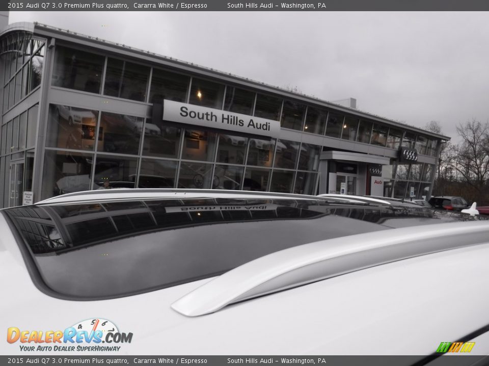 2015 Audi Q7 3.0 Premium Plus quattro Cararra White / Espresso Photo #3