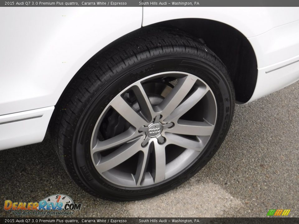 2015 Audi Q7 3.0 Premium Plus quattro Cararra White / Espresso Photo #4