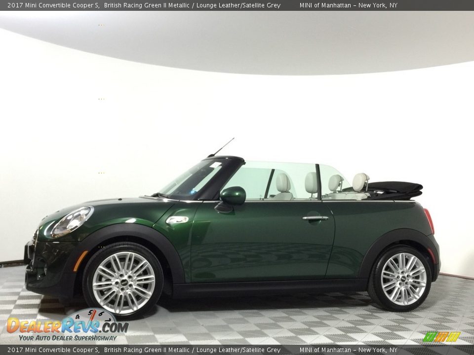 2017 Mini Convertible Cooper S British Racing Green II Metallic / Lounge Leather/Satellite Grey Photo #2