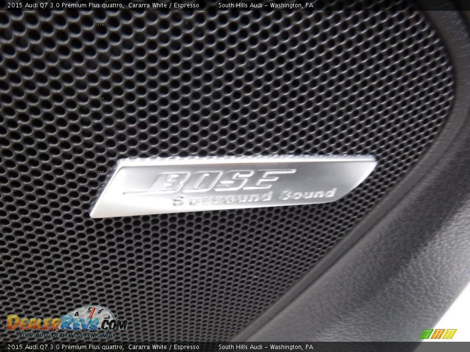 2015 Audi Q7 3.0 Premium Plus quattro Cararra White / Espresso Photo #20