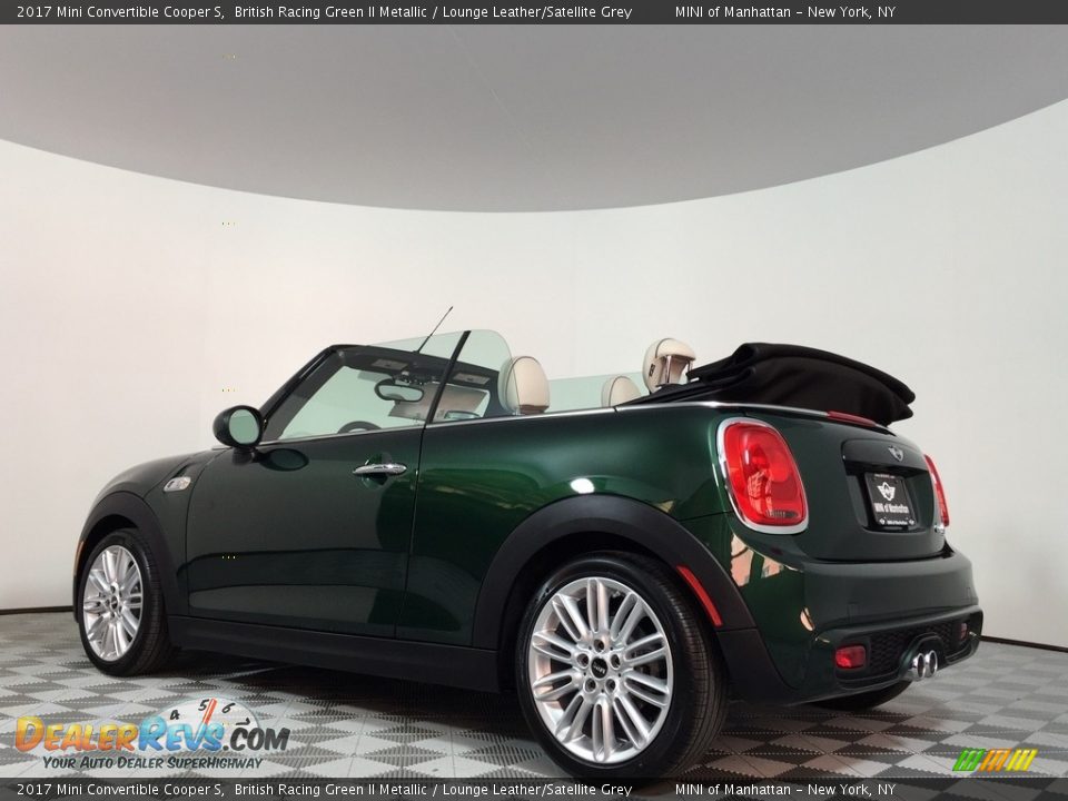 2017 Mini Convertible Cooper S British Racing Green II Metallic / Lounge Leather/Satellite Grey Photo #5