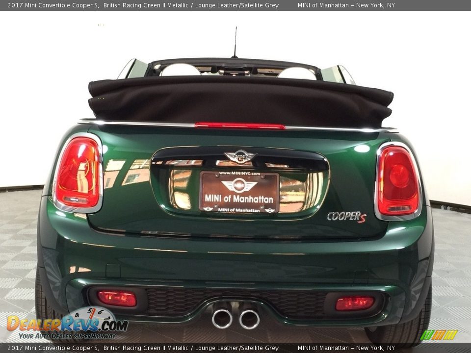 2017 Mini Convertible Cooper S British Racing Green II Metallic / Lounge Leather/Satellite Grey Photo #6