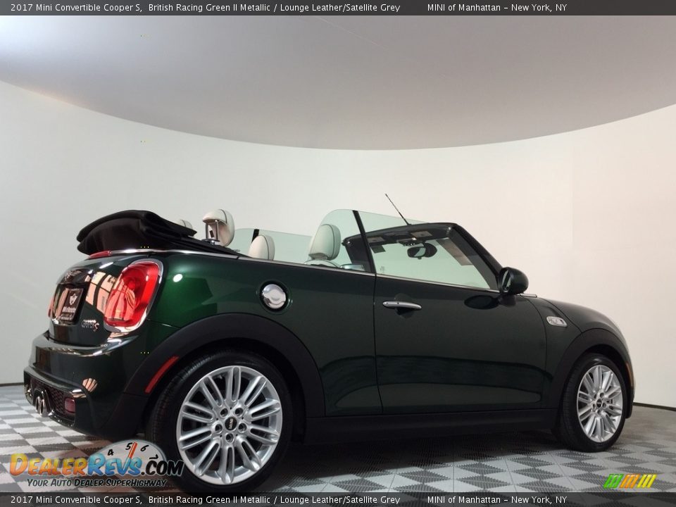 2017 Mini Convertible Cooper S British Racing Green II Metallic / Lounge Leather/Satellite Grey Photo #7