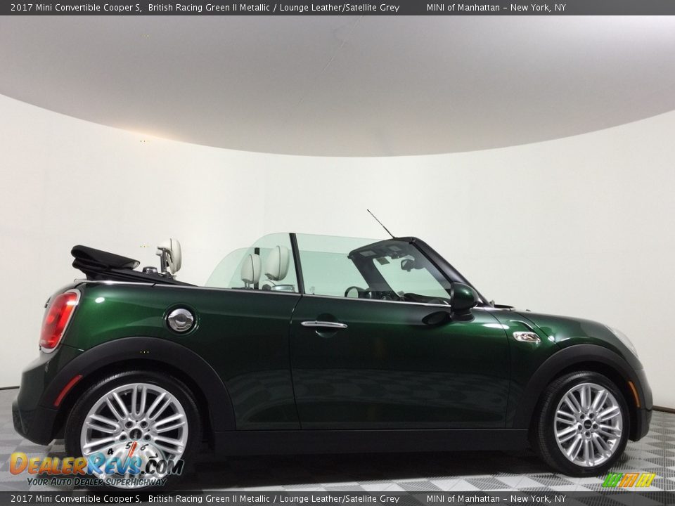 2017 Mini Convertible Cooper S British Racing Green II Metallic / Lounge Leather/Satellite Grey Photo #8