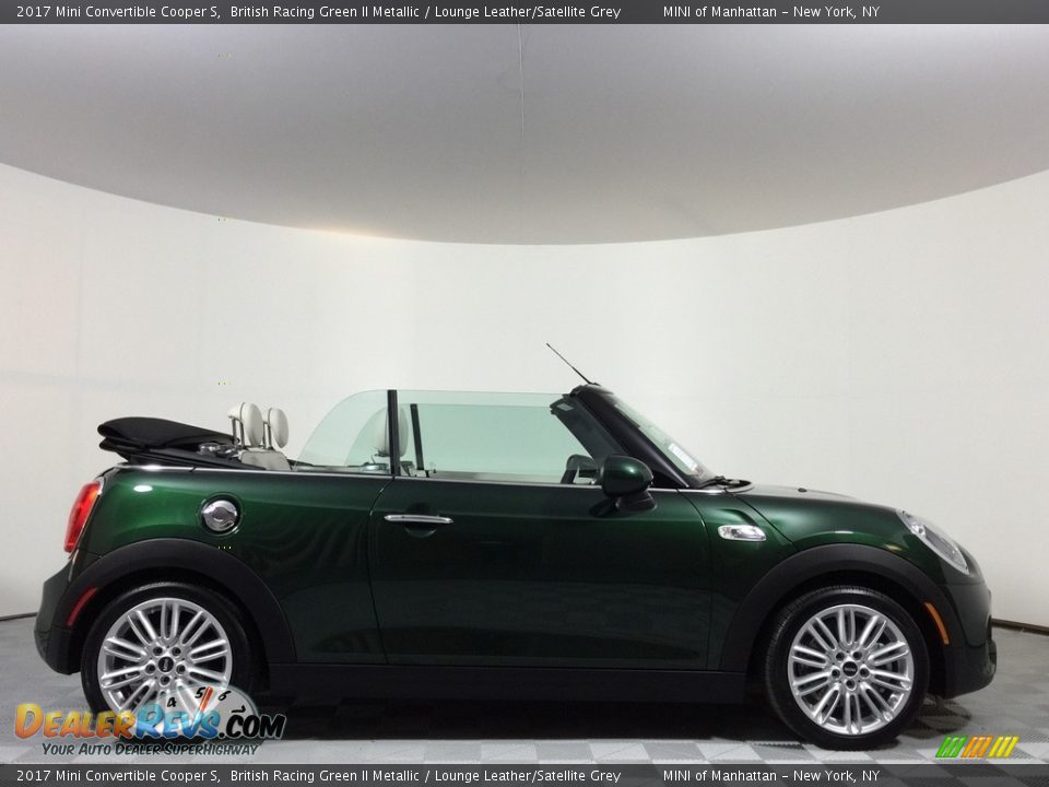 2017 Mini Convertible Cooper S British Racing Green II Metallic / Lounge Leather/Satellite Grey Photo #9