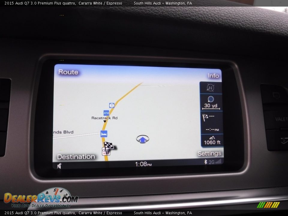 2015 Audi Q7 3.0 Premium Plus quattro Cararra White / Espresso Photo #25