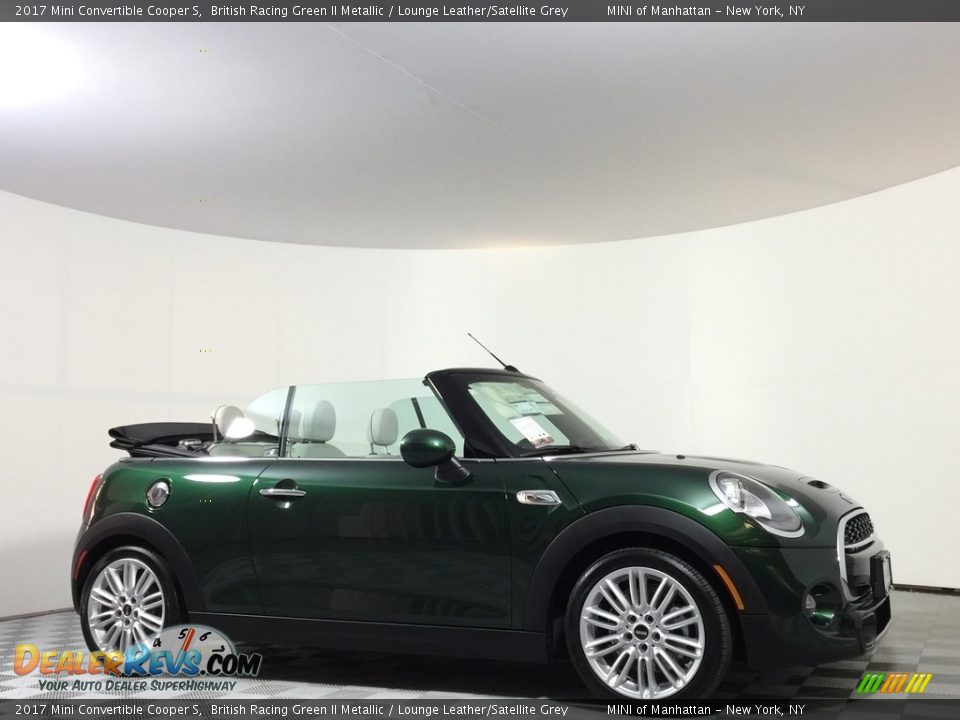 2017 Mini Convertible Cooper S British Racing Green II Metallic / Lounge Leather/Satellite Grey Photo #10