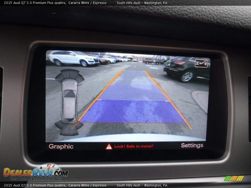 2015 Audi Q7 3.0 Premium Plus quattro Cararra White / Espresso Photo #26