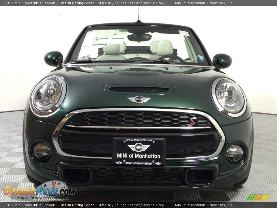 2017 Mini Convertible Cooper S British Racing Green II Metallic / Lounge Leather/Satellite Grey Photo #12