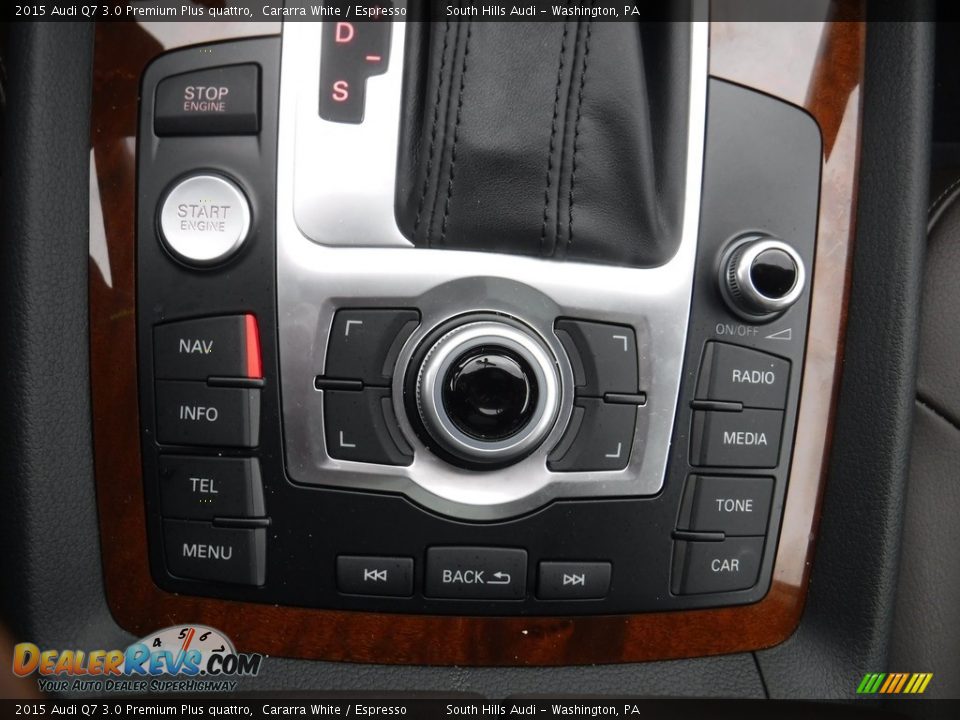 2015 Audi Q7 3.0 Premium Plus quattro Cararra White / Espresso Photo #29