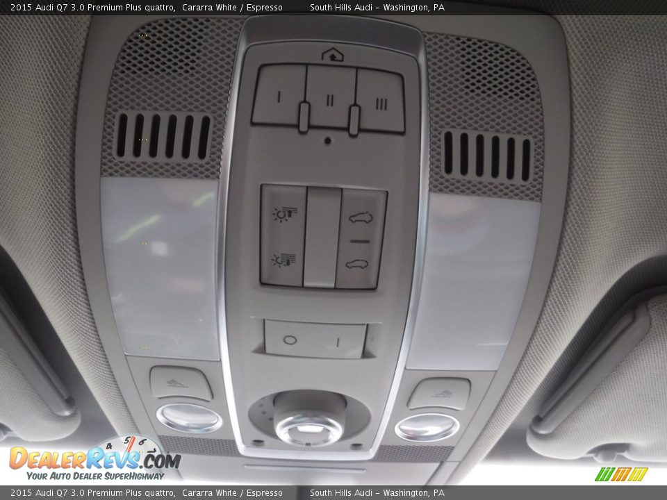 2015 Audi Q7 3.0 Premium Plus quattro Cararra White / Espresso Photo #31