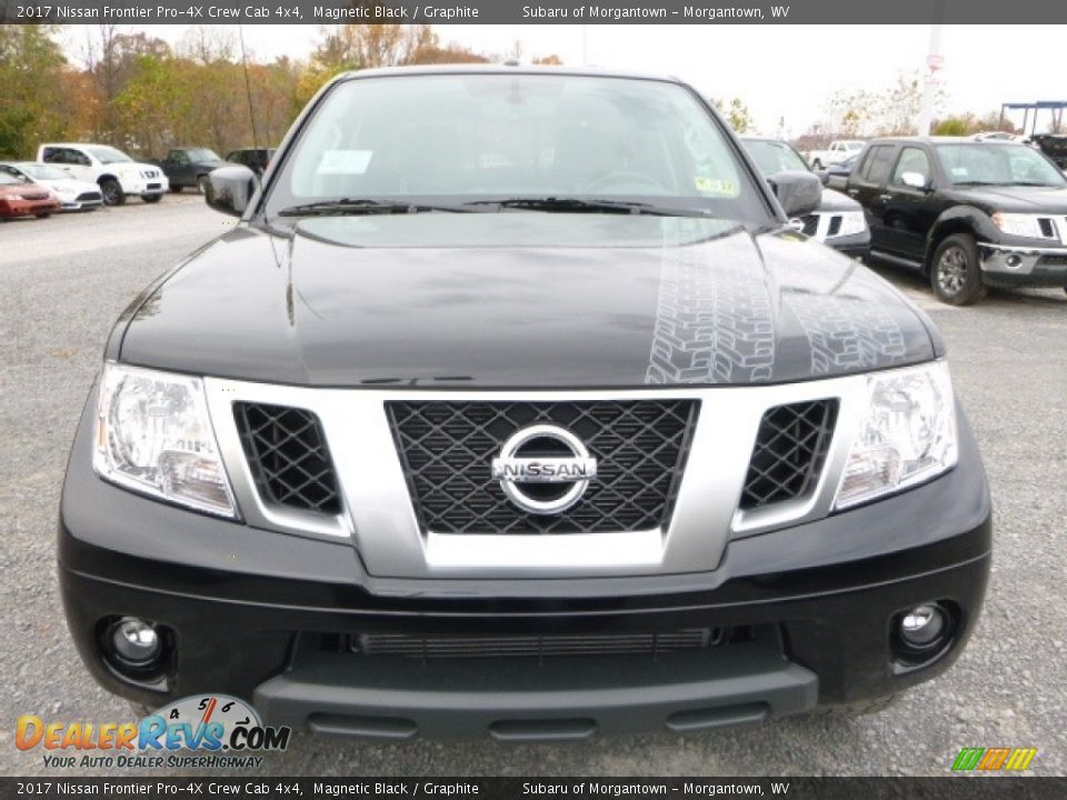 2017 Nissan Frontier Pro-4X Crew Cab 4x4 Magnetic Black / Graphite Photo #13