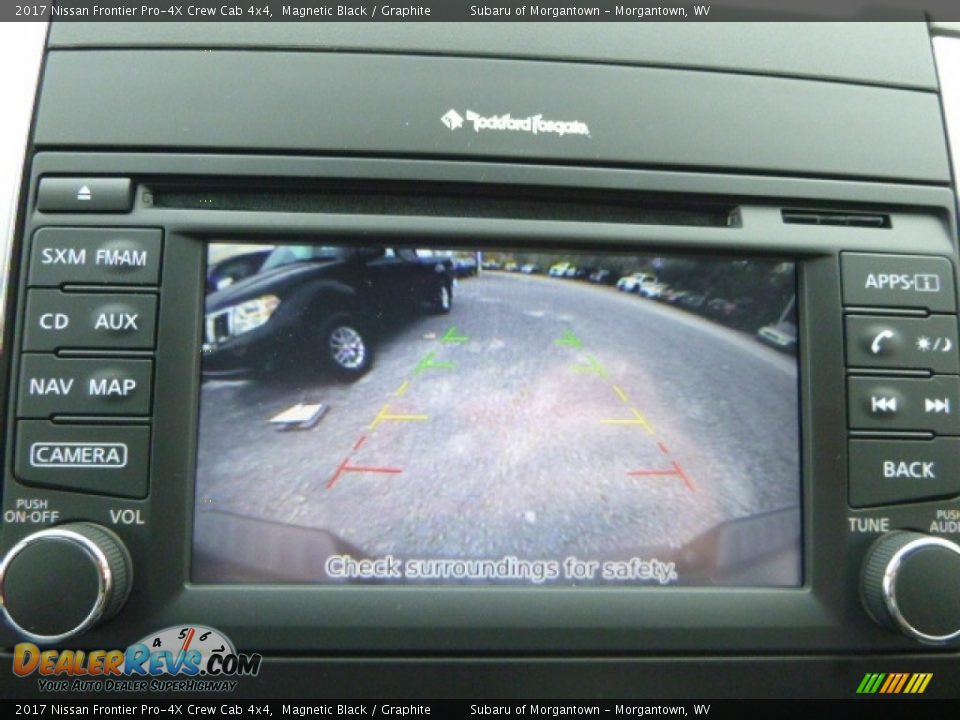 Controls of 2017 Nissan Frontier Pro-4X Crew Cab 4x4 Photo #17