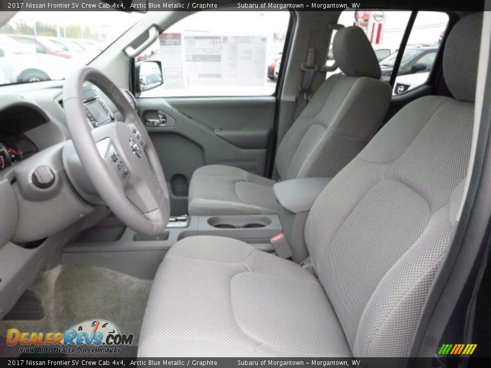 Graphite Interior - 2017 Nissan Frontier SV Crew Cab 4x4 Photo #14