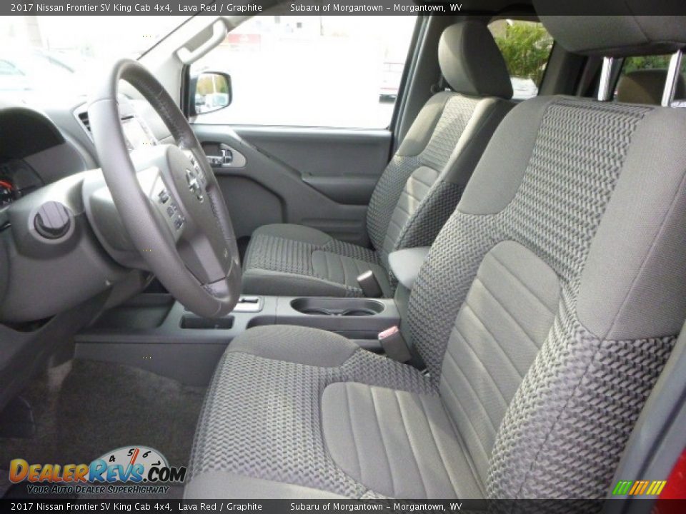 Graphite Interior - 2017 Nissan Frontier SV King Cab 4x4 Photo #14