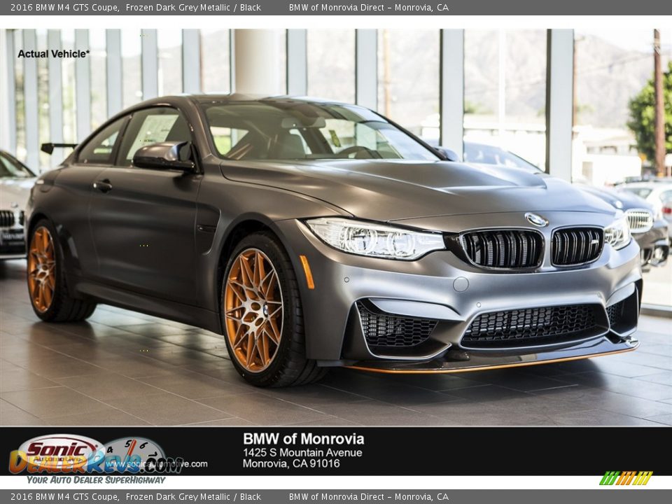 2016 BMW M4 GTS Coupe Frozen Dark Grey Metallic / Black Photo #1