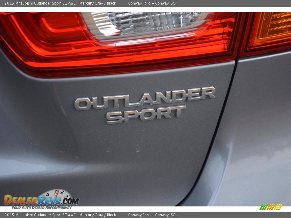 2015 Mitsubishi Outlander Sport SE AWC Mercury Gray / Black Photo #5